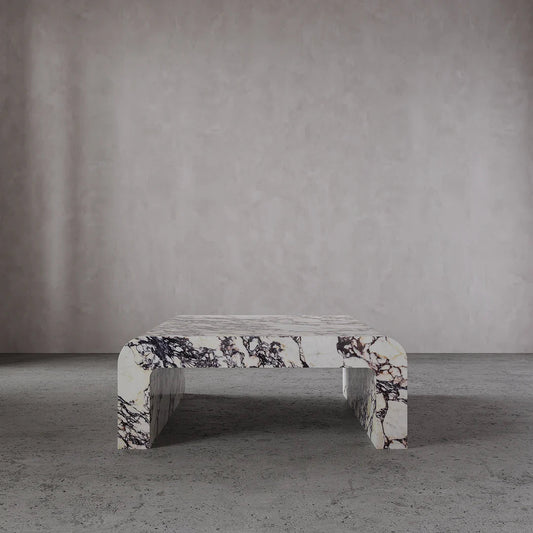 Ascoli marble coffee table luxury natural stone furniture