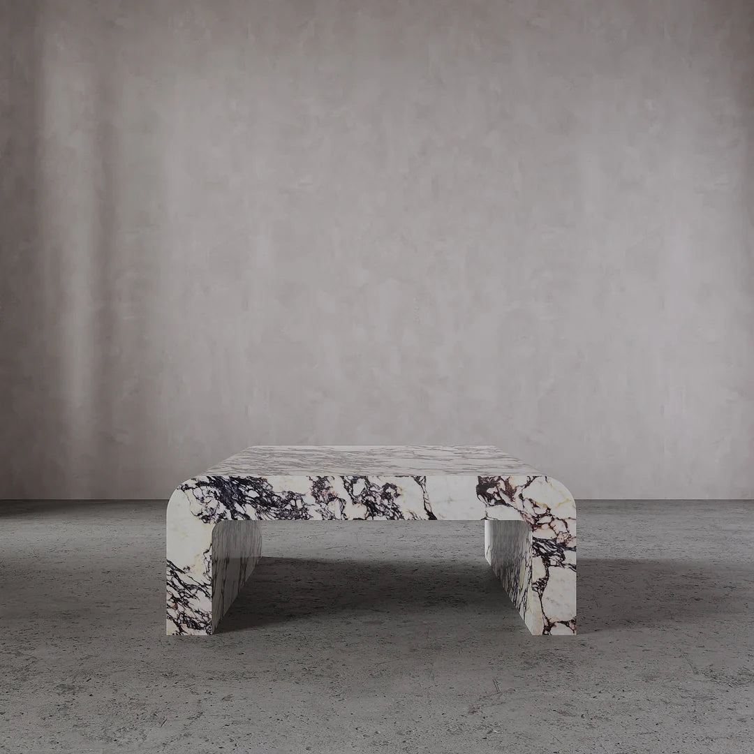 Ascoli marble coffee table luxury natural stone furniture