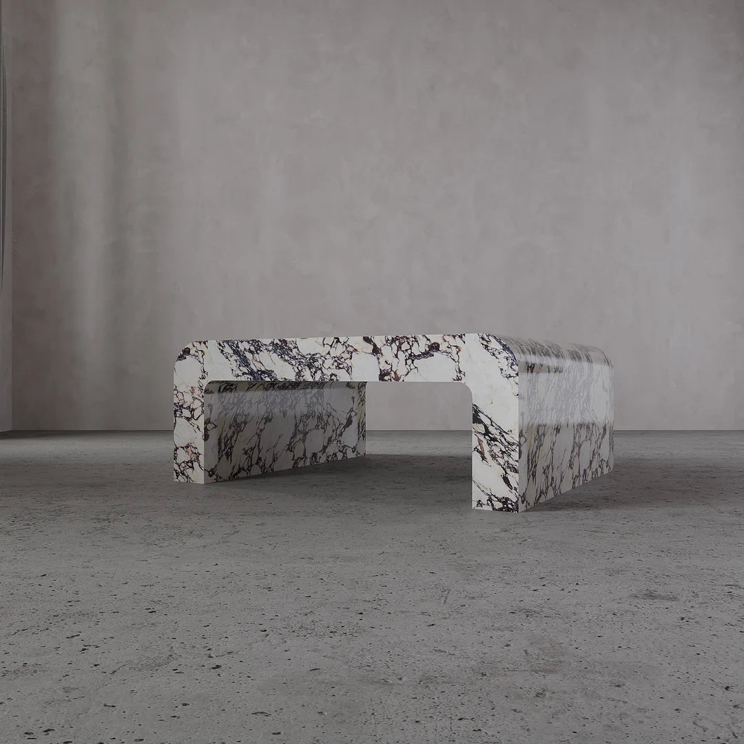 Ascoli marble coffee table luxury natural stone coffee table