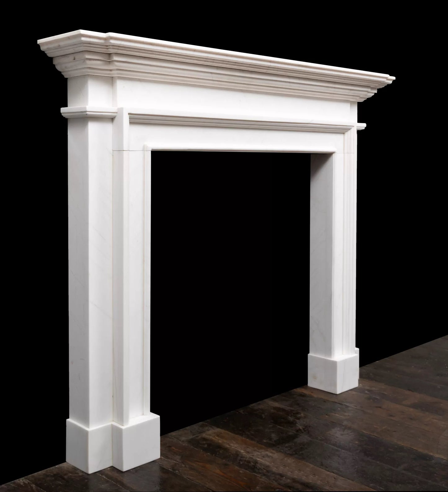 Claremont marble fireplace surround by Eden Stone Designs luxury marble fireplace