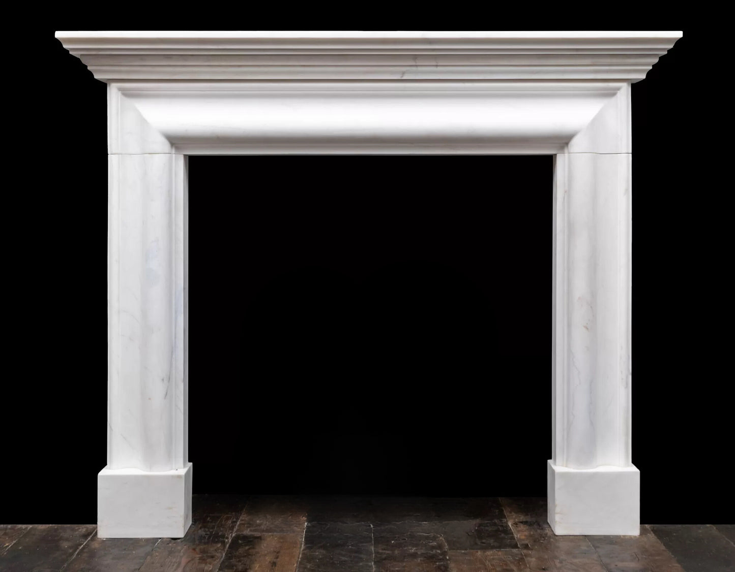 Claremont white marble fireplace surround by Eden Stone Designs