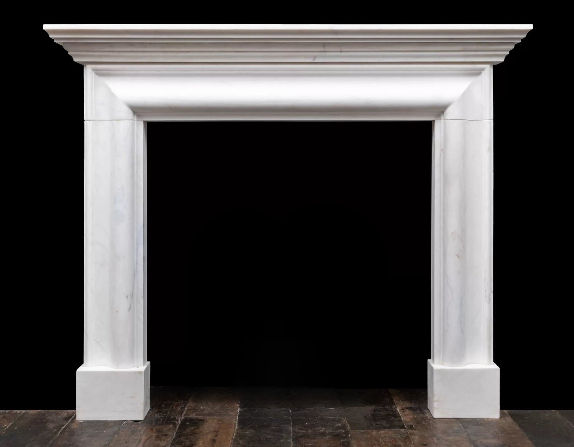 Claremont white marble fireplace surround by Eden Stone Designs
