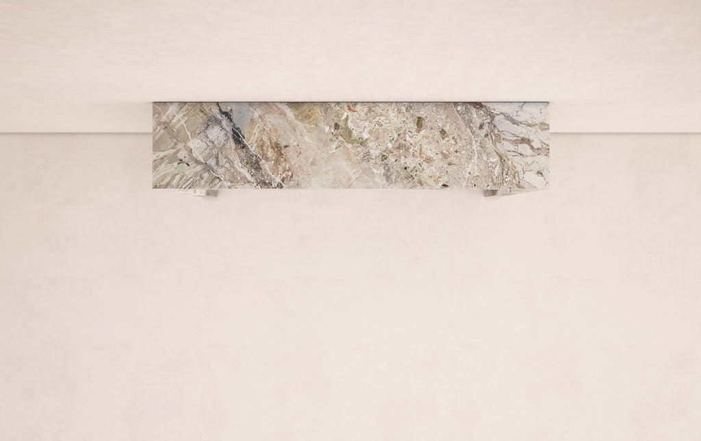 Natural stone marble mantel from Giacomo fireplace by Eden Stone Designs